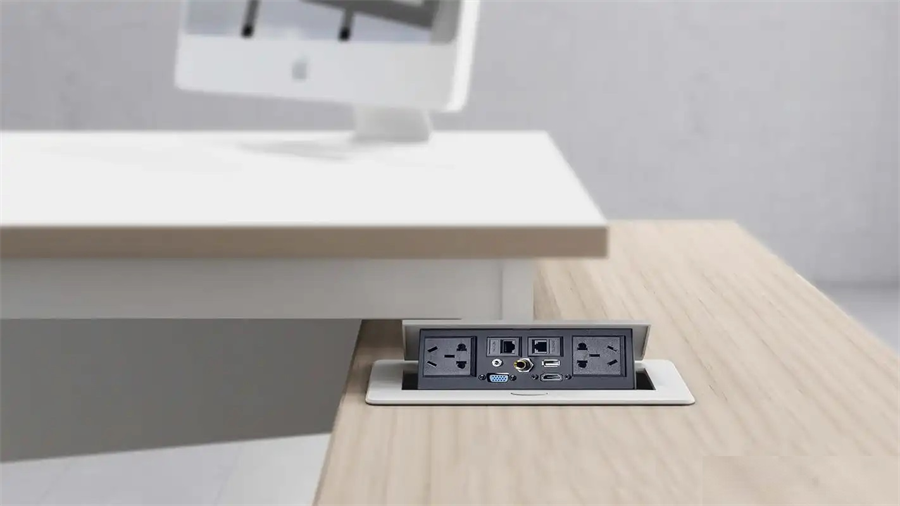 Application of Rotary Dampers in Tabletop Sockets-1