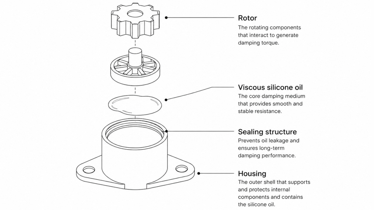 Key Components of a Rotary Damper